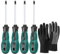 HENGBIRD 4 pcs Tournevis de type U M1.7/M2.0/M2.3/M2.6 Tournevis magnétique de type fourche en U Kit d'outils manuels Tournevis à fente magnétique multifonctions CRV Embouts