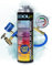 COOL5 5in1 - Recharge clim voiture R134a - r134a recharge kit, gaz de clim r134a pour la climatisation des voitures 1995-2016 + tuyau de mesure + nettoyant universel 500ml