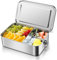 Onader Stainless Steel Lunch Box 1400ml, Large Bento Lunchbox with 1pc Removable Compartment, Leak-Proof Salad Food Storage Container for Kids & Adults, Sturdy & Dishwasher Safe