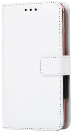 BMPNLSZ Handyhülle für iQOO Z10 Hülle Leder, Premium Leder Flip Case Schutzhülle Tasche Handytasche für iQOO Z10 Handy Hüllen Cover (6,77) - weiß-XHDSXT