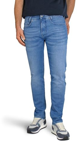 MAC Herren Jeans Arne Pipe Stretch Denim, 1998 H358 freshblue Used