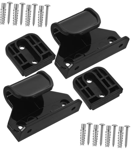 VANZACK Retractable Fence Parts Kit Garden Border Fencing Gate Repair Kit Latches Brackets for Outdoor Privacy Screen