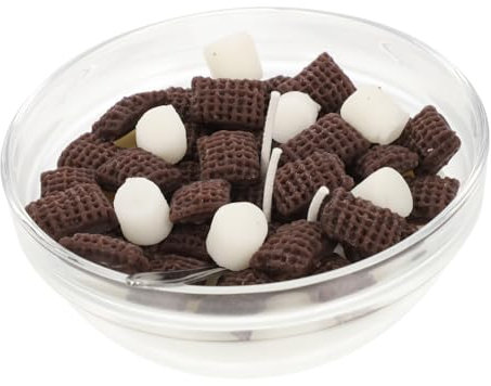 GALPADA Cereal Candle Scented Cereal Bowl Decor Unique Candle Scene Layout Scented Ornament