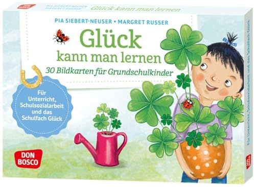 Glück kann man lernen. 30 Bildkarten für Grundschulkinder: Für Unterricht, Schulsozialarbeit und das Schulfach Glück. Eigene Bedürfnisse erkennen und ... und innere Balance. 30 Ideen auf Bildkarten)
