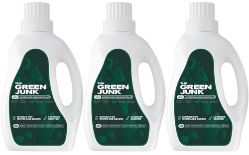 The Green Junk Waschmittel Bio Ohne Chemie (3er-pack) - Öko | Baby Waschmittel - Flüssig - 100 % Natürliches Waschmittel - 75 Wäschen