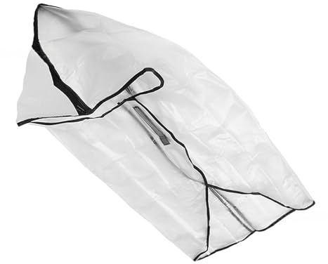 HUAJINGKEJI Translucent Golf Cart Travel Bag Rain Hoods Quick Access Zipper PVC Trolley Cover Golf Bag Protector Enduring PVC Trolley Cover