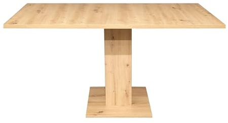 FURNARO Esstisch Tap Esszimmertisch ausziehbar in asteiche (Artisan) B/H/T: 120-160x76x80 cm