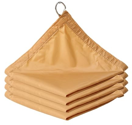 Dmuzsoih Vela Ombreggiante - Protezione Impermeabile Schermante Portatile con Corde - Telo Vela Ombreggiante da Esterno,Per Giardino Patio All'Aperto Spiaggia Località Marina Cortile Terrazza Giochi