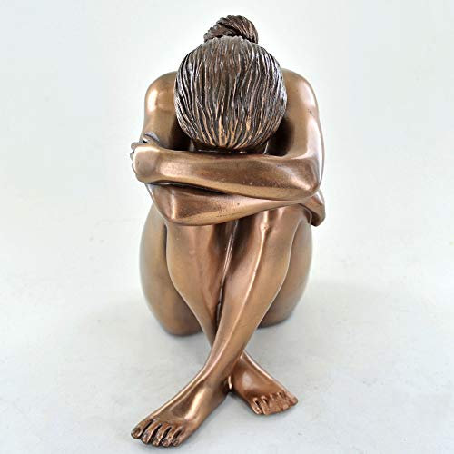 O Tupton Art Deco Nude Peace Statue Figure Bronze