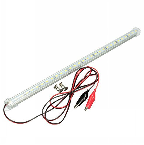 MFPower Interior Lights, 12V 40cm Cool White 5630 SMD Car LED Strip Light Universal for Van Camper Caravan Boat Home Office Cabinet