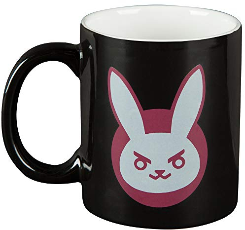 Overwatch Tasse D.VA Bunny Icon 325ml Keramik schwarz
