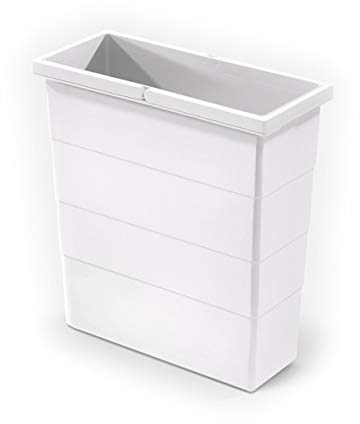 Hailo 1126899 Inneneimer 12 Liter signalweiß für Laundry Carrier (3270601) / Tidy Wäschebehälterauszug (8035212) / Ersatz - Eimer