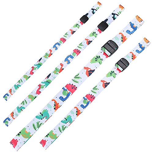 Baby Sippy Cup Strap, Feeding Bottle Cup Holder Adjustable Stroller Highchair Toy Clips Universal Attachment Strap for Newborn(Dinosaur)
