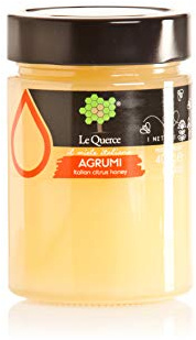 Le Querce Miele di Agrumi Italiano 400g – 100% Naturale, Non Pastorizzato – Gusto Dolce e Floreale