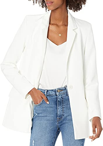 The Drop Blazer Long Blake pour Femme, Ivoire, XXL Grande Taille