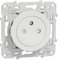 Schneider Electric - Odace, Prise de courant 2P+T affleurante, 16 A, connexion rapide, Blanc Odace - prise de courant 2P+T affleurante - blanc - connexion rapide - S520052