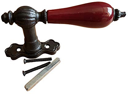 Graf von Gerlitzen Grafgriffe Antik Eisen Porzellan Fenster Griff Griffe Fenstergriff Fenstergriffe Fensterolive Fensteroliven FES-red-GE