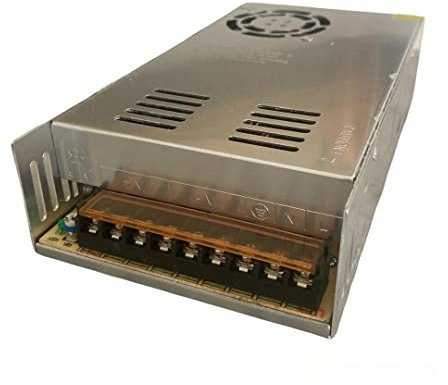 Vsnetwork Alimentatore 24V 15A 360W Trasformatore Stabilizzato AC 110/220V DC Switching 24V con Trimmer, Adatto per Striscia LED 5050/3528/5630 CCTV