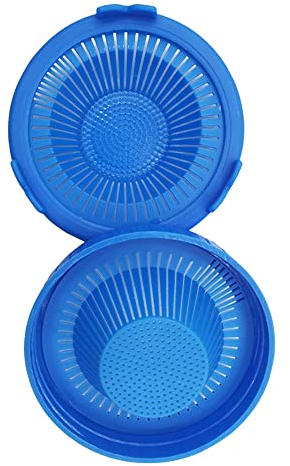 Sprouting Lids Mason Jar Sprouting Lids for Wide Mouth Mason Jars Grow Bean Sprouts Alfalfa Salad Spouts and More (86 mm/3,4 Zoll Blau)