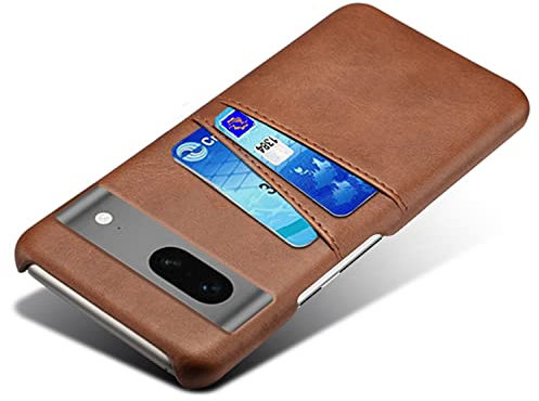 HualuBro Cover per Google Pixel 7a, Ultra Sottile e Leggero PU Pelle Slim Antiurto Case Portafoglio Custodia per Google Pixel 7a 5G Cover (Marrone)