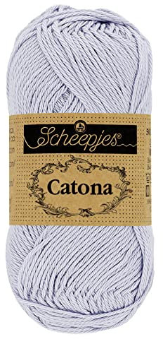 Scheepjes - Scheepjes Catona 399 Lilac Mist Yarn - 10x50g