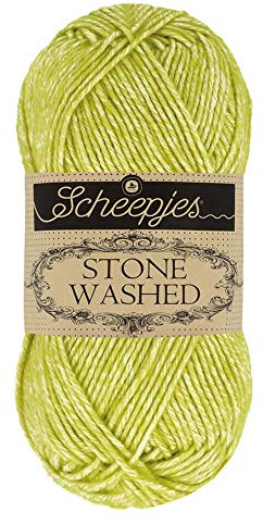 Scheepjes - Scheepjes Stone Washed 827 Peridot Yarn - 10x50g