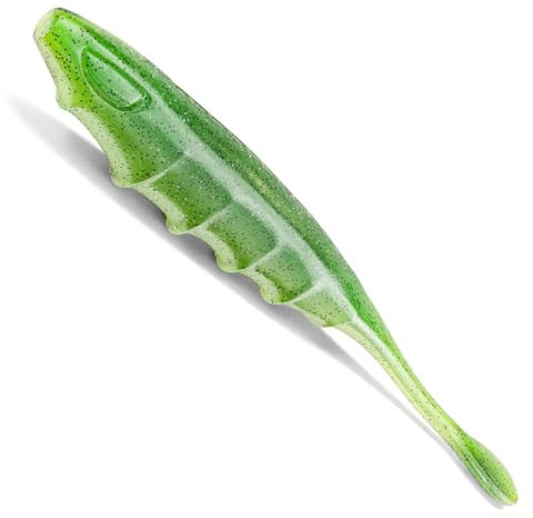 Nays NDL Gummifisch - Gummiköder, Softbaits zum Angeln auf Raubfische, Kunstköder, Gummifische zum Jiggen, Angelköder, Farbe:C-07, Länge/Packungsinhalt:10.9cm / 7 Stück