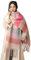 Damen Schal, Kariert übergroßer Winter SchaltuchKaro Schultertuch Plaid Deckenschal Modeschal Weich Warm Strickschal Oversized Herbstschal Warme Winter Stola mehrfarbig,Rosa