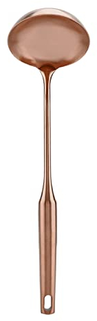Espátula Mango Resistente Con Agarre Ergonómico Herramientas Para Wok Resistentes Al Calor - Cucharón Y Espátula Universal Para Wok(m-Oro rosado)