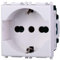 IXTRIMA Presa schuko compatibile plana 2P+T 10/16A 250V colore bianco EV2102