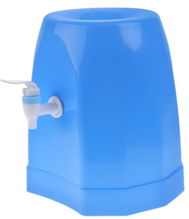 UKCOCO Soporte Para Garrafa De Agua Galón Grifo Dispensador De Agua De Escritorio De Plástico Azul, Compacto y Portátil, Adecuado Para Uso Doméstico y Oficina, Soporte Ligero Para Botellas Grandes