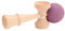 Holzkendama -Spielzeug, Tragbarer Kendama Verbessert Handaugenkoordination, Premium Wood Kendama mit Schnur für Innen- und Außenspiele (Lila)
