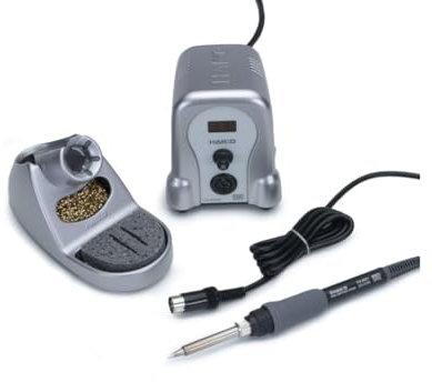 Hakko FX888DX-010SV - Digital Soldering Station with Rotary Encoder (Silver Housing)