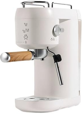 Cafetera Profesional, cafetera Espresso automática, Bomba de 20 Bares de presión + vaporizador de Leche, Mango de Acero Inoxidable 304, cafetera pequeña, cafetera para Capuchino y