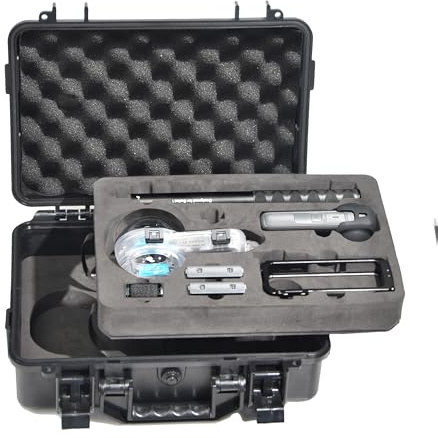 Fotoleey Tasche für Insta360 X5/X4 - Wasserdicht & Staubsicher, Schockfestes Design mit PP-Kunststoff und Eva-Innenfutter, Sicherheitsverschluss & Belüftungssystem