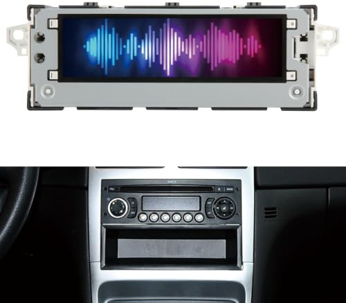 Para Peugeot 301 307 407 Pantalla LCD con Marco, Pantalla LCD para 301 307 407 OEM9804494380 Autoradio Multifunción Panel de control, Accesorios para automóviles