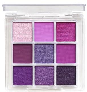Purple EyeShadow Palette - 9 Colors Make-Up Palettes Shimmer Eye Shadow - Highly Pigmented Matte Shimmering Cool Make up Set - Long Lasting Intense Color - Gifts for Women