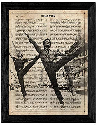 Nacnic Poster West Side Story. Vintage Stil Poster von Hollywood. A4-Format