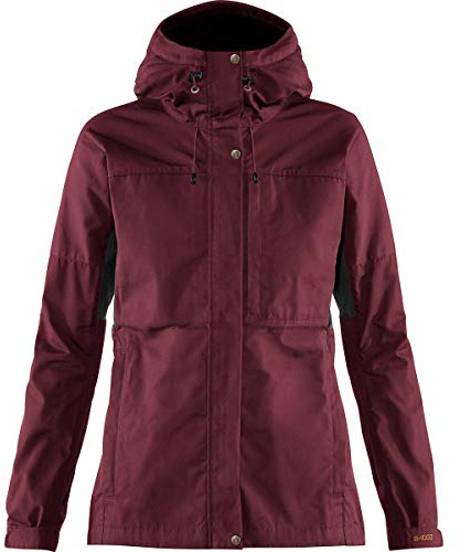 Fjallraven 89828 Kaipak Jacket W Jacket womens Dark Garnet-Dark Grey S