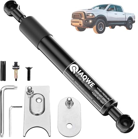 IAQWE Truck Heckklappe Assist Shock 43301, kompatibel mit 2009-2018 Dodge Ram 1500 2500 3500 Schwarz IAQ267