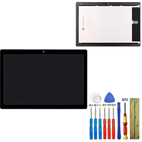 E-YIIVIIL Pantalla LCD compatible con Lenovo Tab M10 TB-X605F TB-X605 TB-X605L 10,1 pulgadas, pantalla táctil LCD con herramientas, color negro