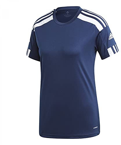 adidas Squadra 21 Jersey, Camiseta de mangas corta Mujer, Team Navy Blue/White, L
