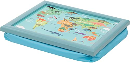 Maturi Kleines Knietablett für Kinder, Dinosaurier-Design, Mehrfarbig, 35 x 29 x 8 cm