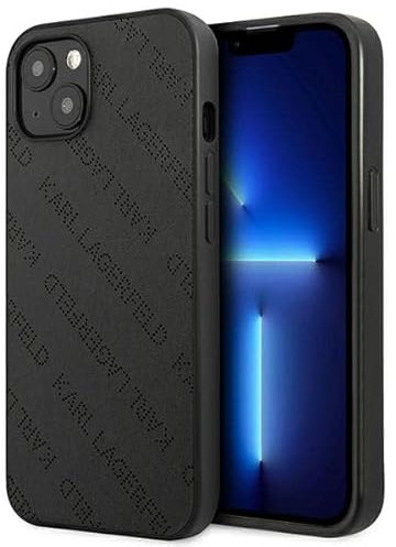 Karl Lagerfeld KLHCP13SPTLK Hülle für iPhone 13 Mini 5,4 hardcase Schwarz Perfo