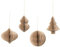 Broste Copenhagen Christmas Mix Papierhänger Natural Brown Set (4 Stück) 70090501