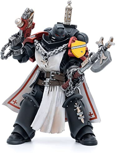 JoyToy Warhammer 40K 1/18 Action Figure Black Templars Primaris Sword Brethren Granbertus Extreme Warrior Joy Toy Models