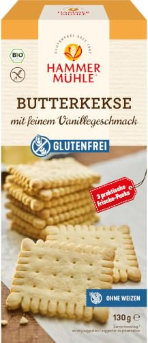 Hammermühle BIO Butterkekse, Glutenfrei, 130 g