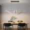 Mikeru Moderna Lampada a Sospensione a LED, 120cm Nero Dimmerabile con Telecomando E Funzione Memoria e 3 Luci a Colori (3000k/4500k/6000k) Lampadario 5000LM per Cucina e Interni