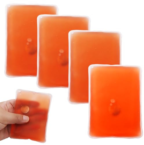HI FINE CARE Reusable Hand Warmers, Click Heat Pocket, 5 Colors, Long Lasting Warmth for Outdoor, Camping