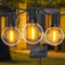 SUWIN Solar Lichterkette Außen, 9M Lichterkette Glühbirnen 15+1 LEDS, Wasserdichte Garten Girlanden Lichter für Terrasse, Hinterhof, Balkon, Party